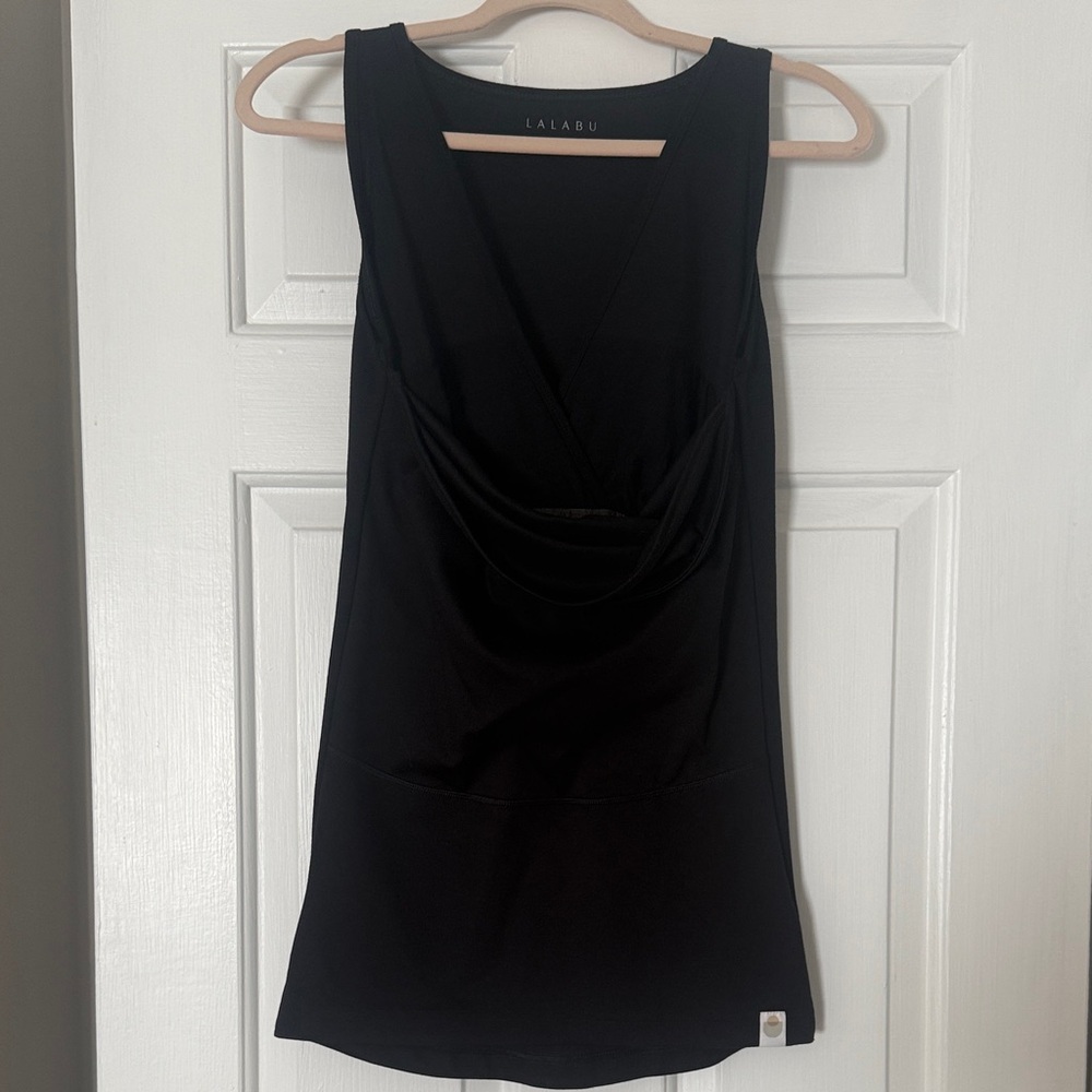 Lalabu Soothe Sleeveless Top - Black - Medium